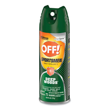 OFF!® Deep Woods Sportsmen Insect Repellent, 6 Oz Aerosol, 12-carton freeshipping - TVN Wholesale